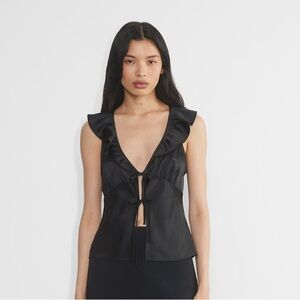 Wilfred Tonka Satin Blouse- M